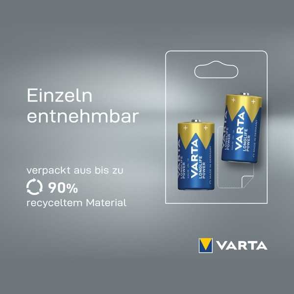 LR14/C (vauva) (4914) paristo, 2 kpl läpipainopakkauksessa