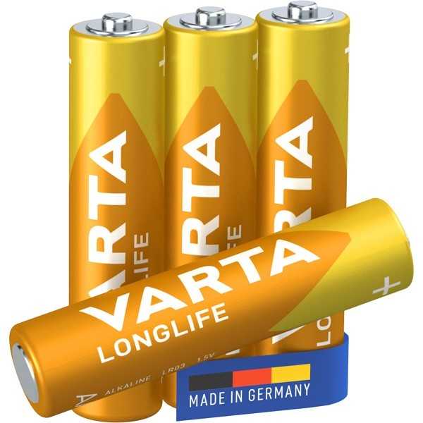 LR03/AAA (mikro) (4103) paristot, 4 kpl läpipainopakkauksessa