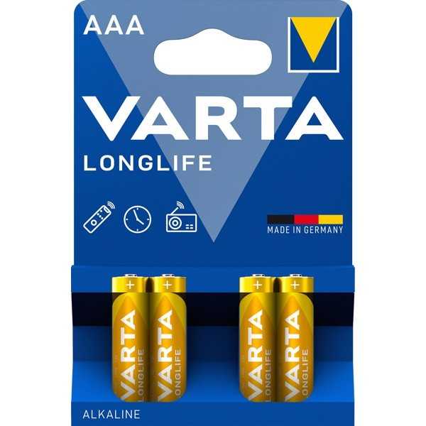 LR03/AAA (mikro) (4103) paristot, 4 kpl läpipainopakkauksessa