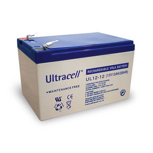 lyijyakku 12 V, 12 Ah (UL12-12)