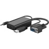 VGA-HDMI-muunnin, jossa 3,5 mm:n ääniliitäntä