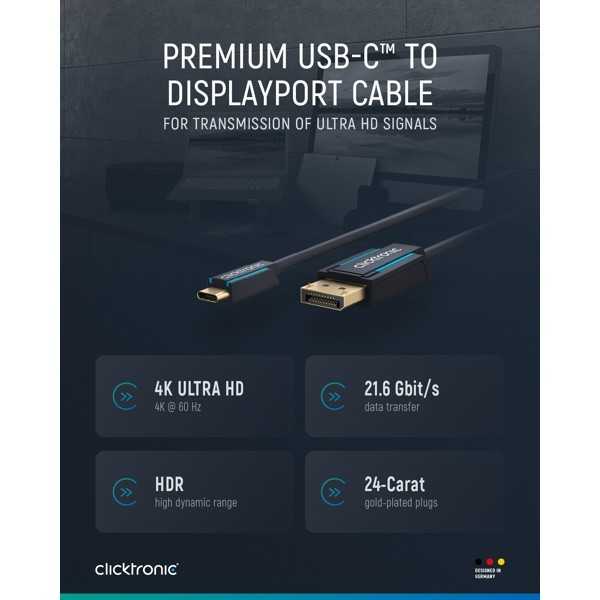 USB-C–DisplayPort-sovitinkaapeli