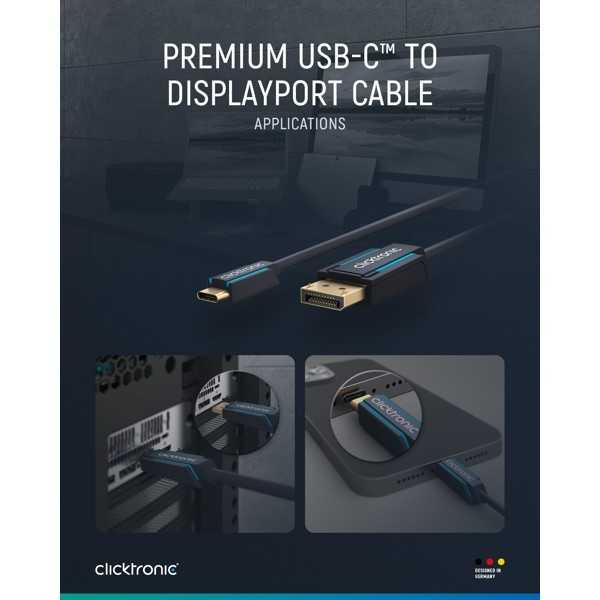 USB-C–DisplayPort-sovitinkaapeli