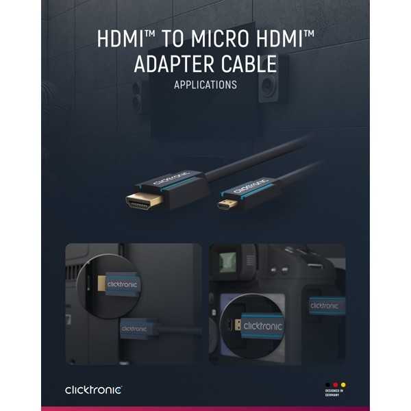 HDMI-mikro-HDMI-sovitinkaapeli