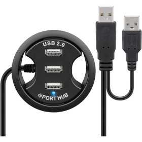 3-porttinen sisäänrakennettu USB-keskitin