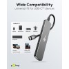 Ohut 4-porttinen USB-keskitin, USB-C - USB-C, 5 Gbit/s