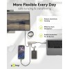 Ohut 4-porttinen USB-keskitin, USB-C - USB-C, 5 Gbit/s