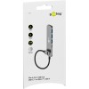 Ohut 4-porttinen USB-keskitin, USB-C - USB-C/USB-A, 5 Gbit/s