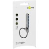 Ohut 4-porttinen USB-keskitin, USB-C - USB-A, 5 Gbit/s