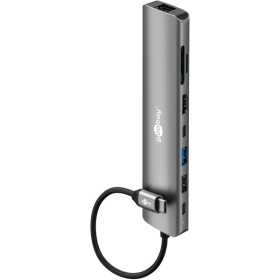 Ohut 8-porttinen USB-keskitin, jossa HDMI ja RJ45, 5 Gbit/s