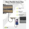 Ohut 8-porttinen USB-keskitin, jossa HDMI ja RJ45, 5 Gbit/s