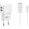 12 W:n kaksoislaturi Apple Lightning -laturilla