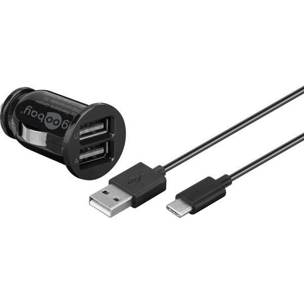 12 W:n kaksois-USB-autolaturisarja USB-C, USB-A