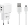 12 W:n kaksois-micro-USB-laturisetti