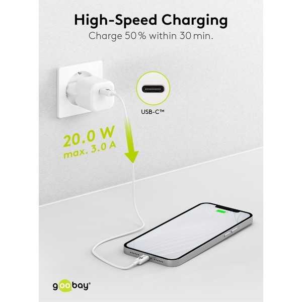 20 W:n Lightning/USB-C PD -lataussetti Nano