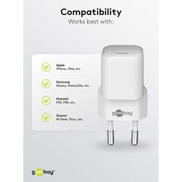 20 W:n Lightning/USB-C PD -lataussetti Nano