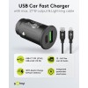 27 W:n kaksois-USB-auton pikalataussetti USB-C
