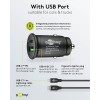 27 W:n kaksois-USB-auton pikalataussetti USB-C