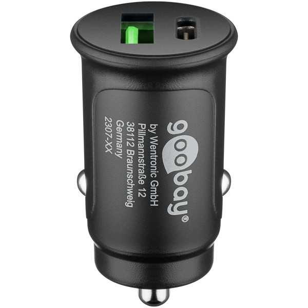 27 W:n kaksois-USB-auton pikalataussetti USB-C