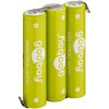 3 x AAA (mikro) ladattavaa - 800 mAh