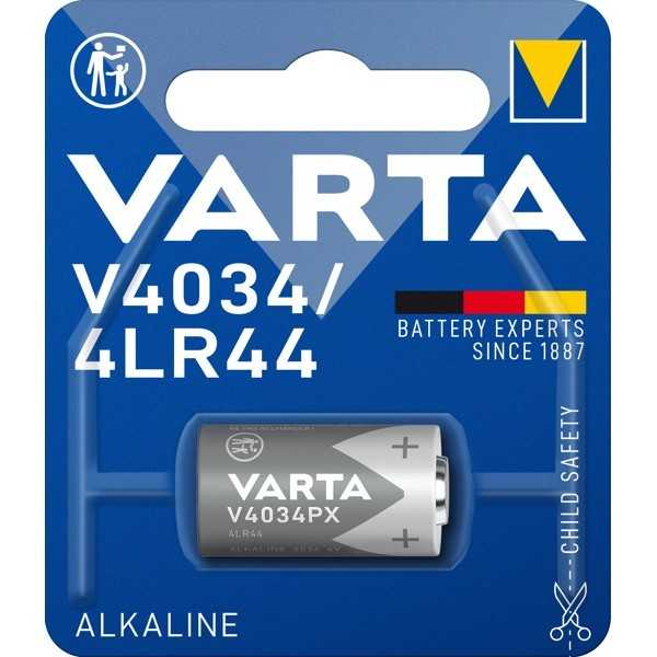 4LR44 (4034) paristo, 1 kpl läpipainopakkauksessa