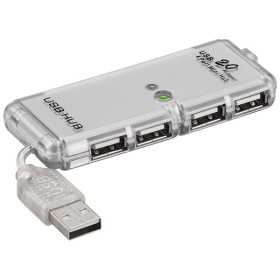 4-porttinen USB-keskitin USB 2.0 Hi-Speed