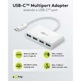 4-porttinen USB-C-moniporttisovitin