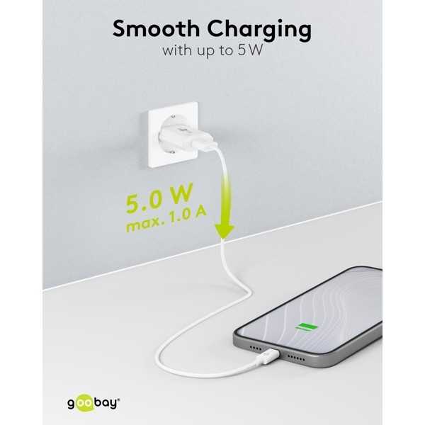5 W Apple Lightning -laturisetti