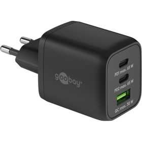 65 W:n setti, jossa USB-C-pikalaturin nanokaapeli ja USB-C-tekstiilikaapeli (1 m)