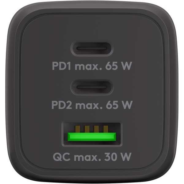 65 W:n setti, jossa USB-C-pikalaturin nanokaapeli ja USB-C-tekstiilikaapeli (1 m)