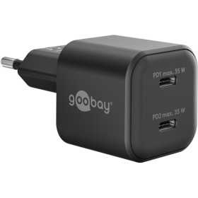 35 W kaksoisvirtalähdesarja, 2 x USB-C-laturi, 2 x USB-C-kaapeli