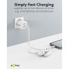 35 W kaksoisvirtalähdesarja, 2 x USB-C-laturi, 2 x USB-C-kaapeli