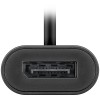 USB-C–DisplayPort-sovitin, 0,2 m, musta