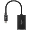 USB-C–VGA-sovitin, 0,2 m, musta