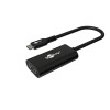 USB-C–HDMI-sovitin, 0,2 m, musta