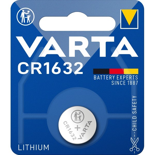 CR1632 (6632) paristo, 1 kpl läpipainopakkauksessa
