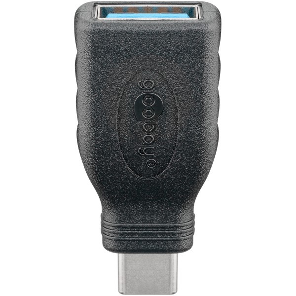 USB-sovitin USB-C - USB-A, OTG, musta