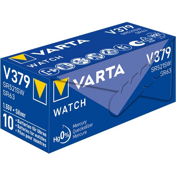 SR63 (V379) paristo, 10 kpl laatikossa