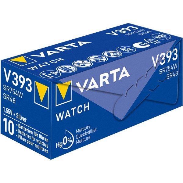 SR48 (V393) paristo, 10 kpl laatikossa