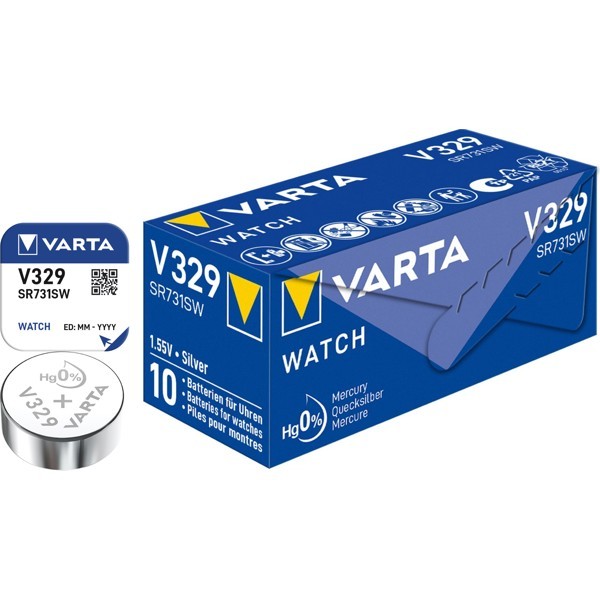SR731 (V329) paristo, 10 kpl laatikossa