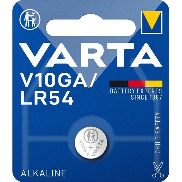 LR54 (4274) paristo, 1 kpl läpipainopakkauksessa