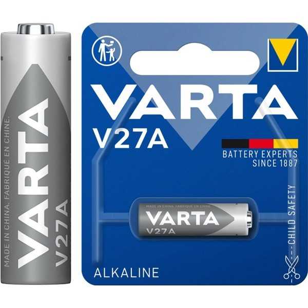 LR27 (V27A) paristo, 1 kpl läpipainopakkauksessa