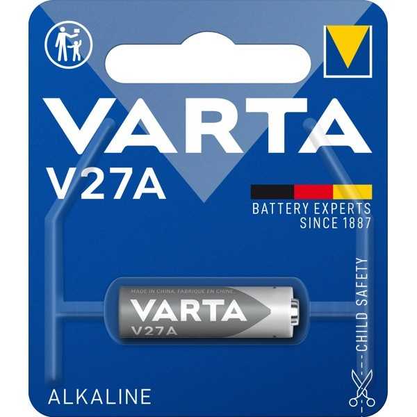 LR27 (V27A) paristo, 1 kpl läpipainopakkauksessa