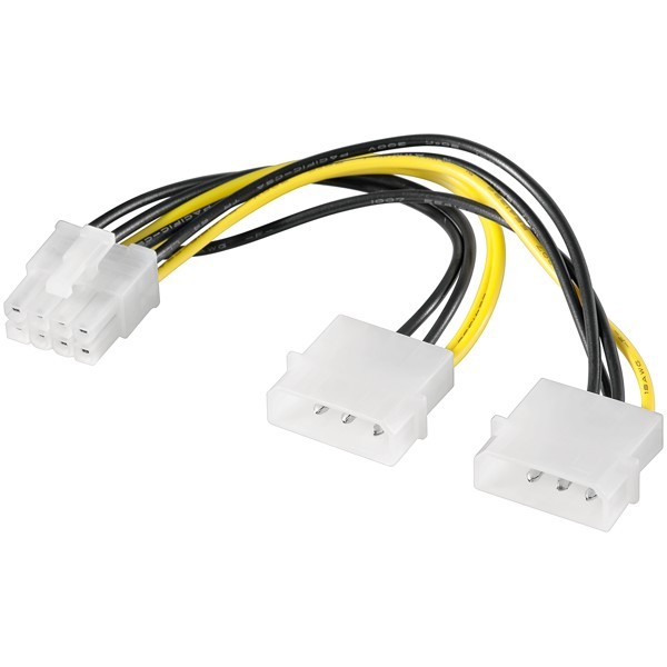 Virtakaapeli/sovitin PC-näytönohjaimille, PCI-E - PCI Express 8-nastainen