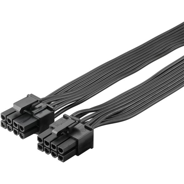 Virtalähdekaapeli 8-nastainen uros - kaksois-6+2-nastainen uros PCIe:lle