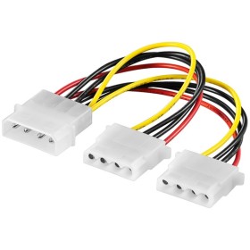 PC Y -virtakaapeli/sovitin (5,25 tuumaa), 1 x uros - 2 x naaras
