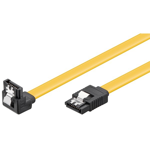 Tietokoneen datakaapeli, 6 Gbit/s, 90°:n pidike