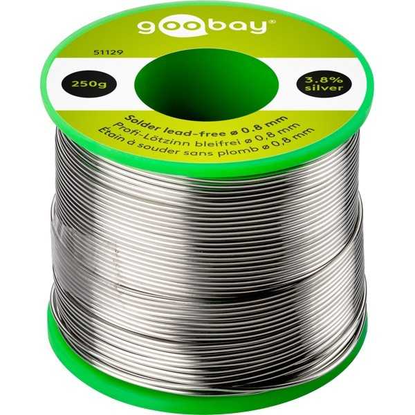 Ammattimainen juotos, lyijytön, ø 0,8 mm, 250 g