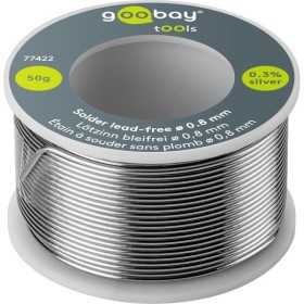 Lyijytön juotos, ø 0,8 mm, 50 g