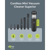 Johdoton mini-imuri Superior, musta